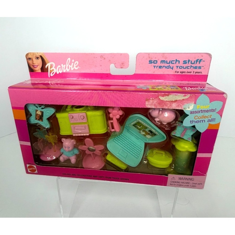 Rare Barbie Doll 2001 So Much Stuff Trendy Touches Fashion Accessories NOS